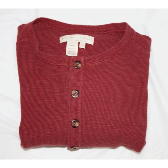 The Territory Ahead Mens  Long Sleeve Henley Pullover Shirt Size Small - Picture 4 of 5